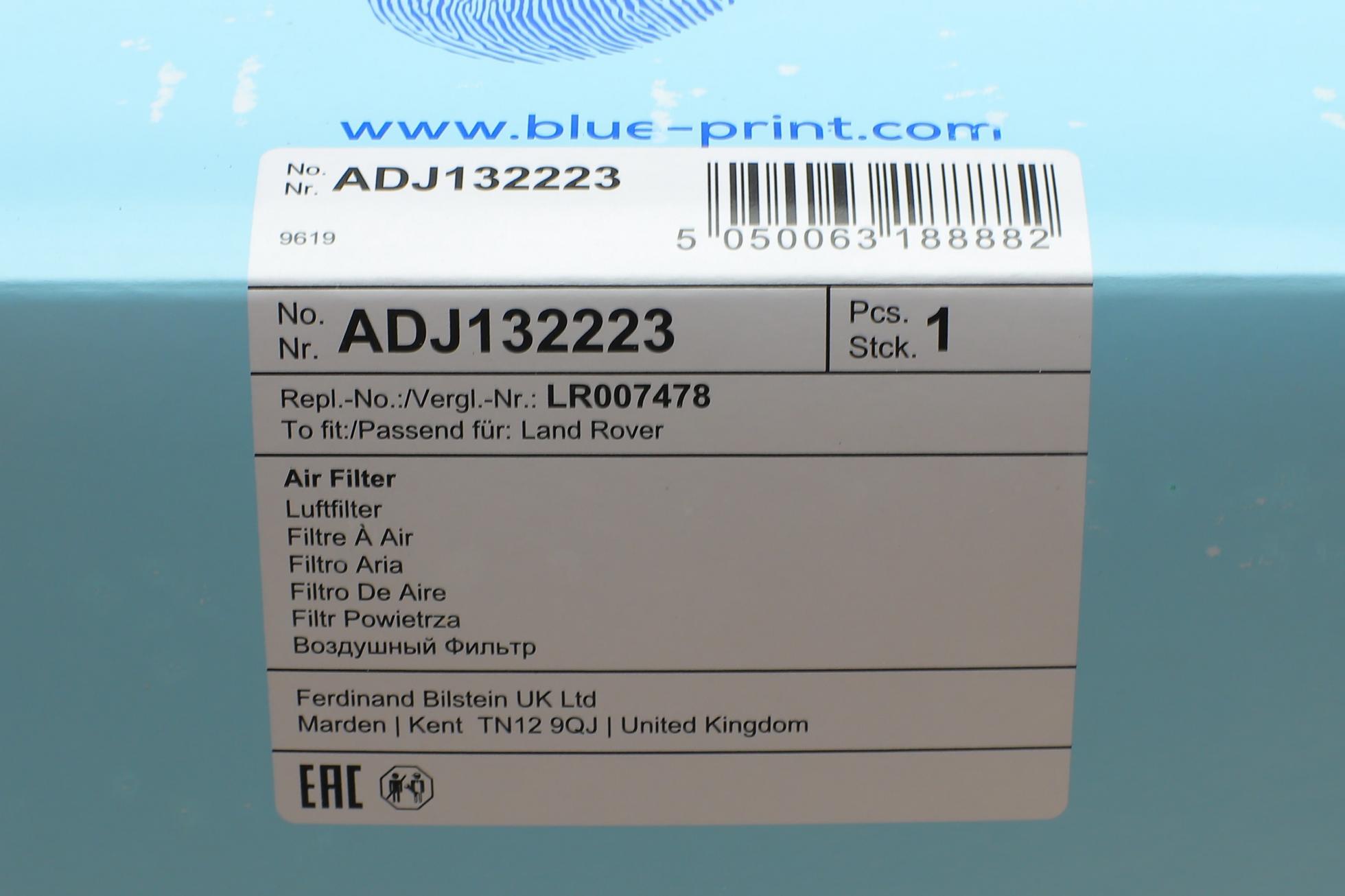 ADJ132223 BLUE PRINT